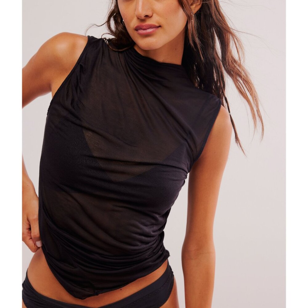 Free People • Sheer Muscle Tank •
